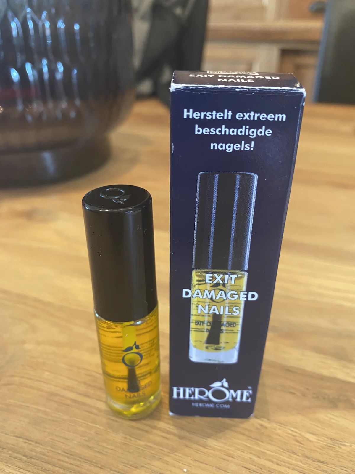 Herome 2-Pack Exit Damaged Nails Nagelolie – Amandelolie met Vitamines en Mineralen Verbetert en Herstelt de Nagels - 2*7 ml. - review image