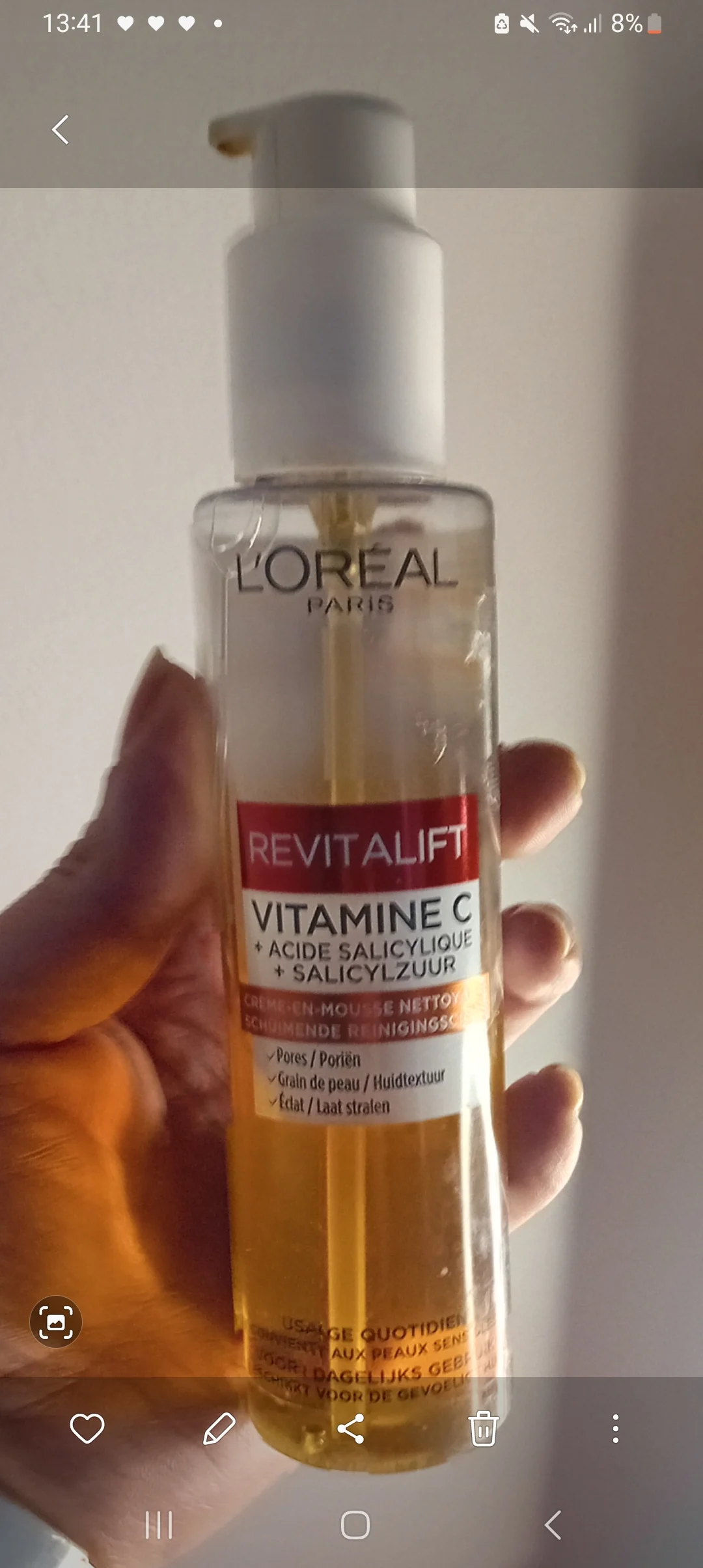 L'ORÉAL PARIS Reinigingsschuim Revitalift Clinical met vitamine C, 150 ml - before review image