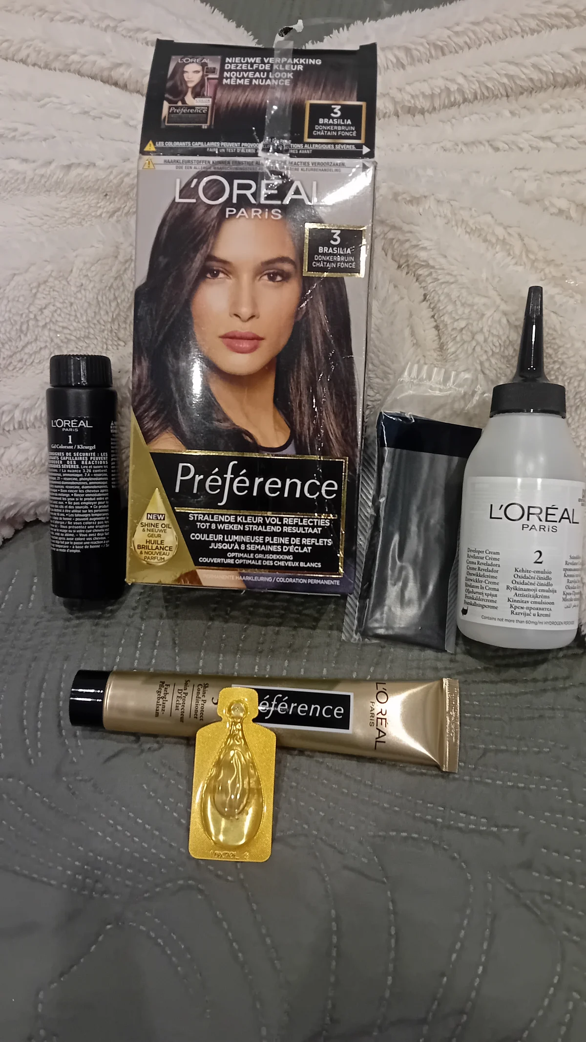 L'OREAL PARIS Excellence Coloring - 3.N Donkerbruin - before review image