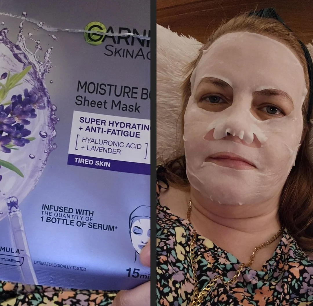 Garnier Moisture Bomb Lavender Revitalising Sheet Mask 28g - review image