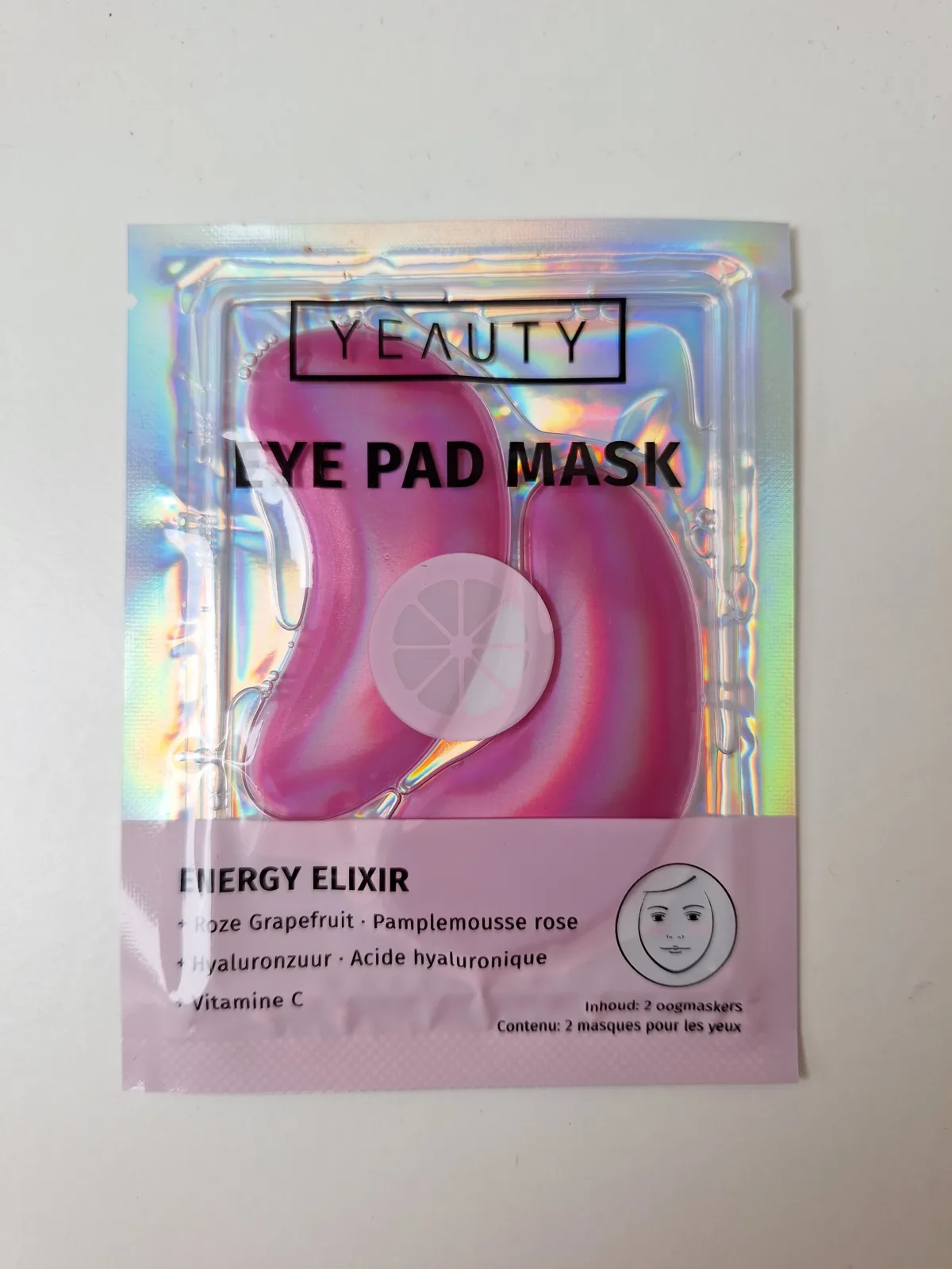 YEAUTY ENERGY ELIXIR EYE PAD MASK - review image