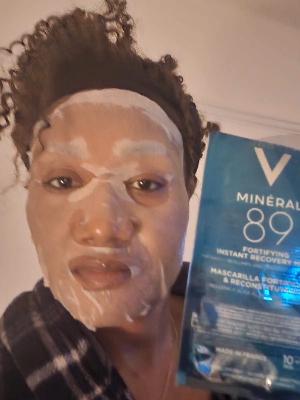 Vichy Minral 89 Hyaluronic Acid Sheet Mask 29g - before review image