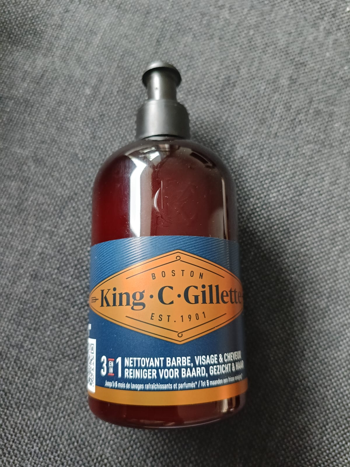 King C. Gillette Baard En Gezichtsreiniger Voor Mannen 350 ml - review image