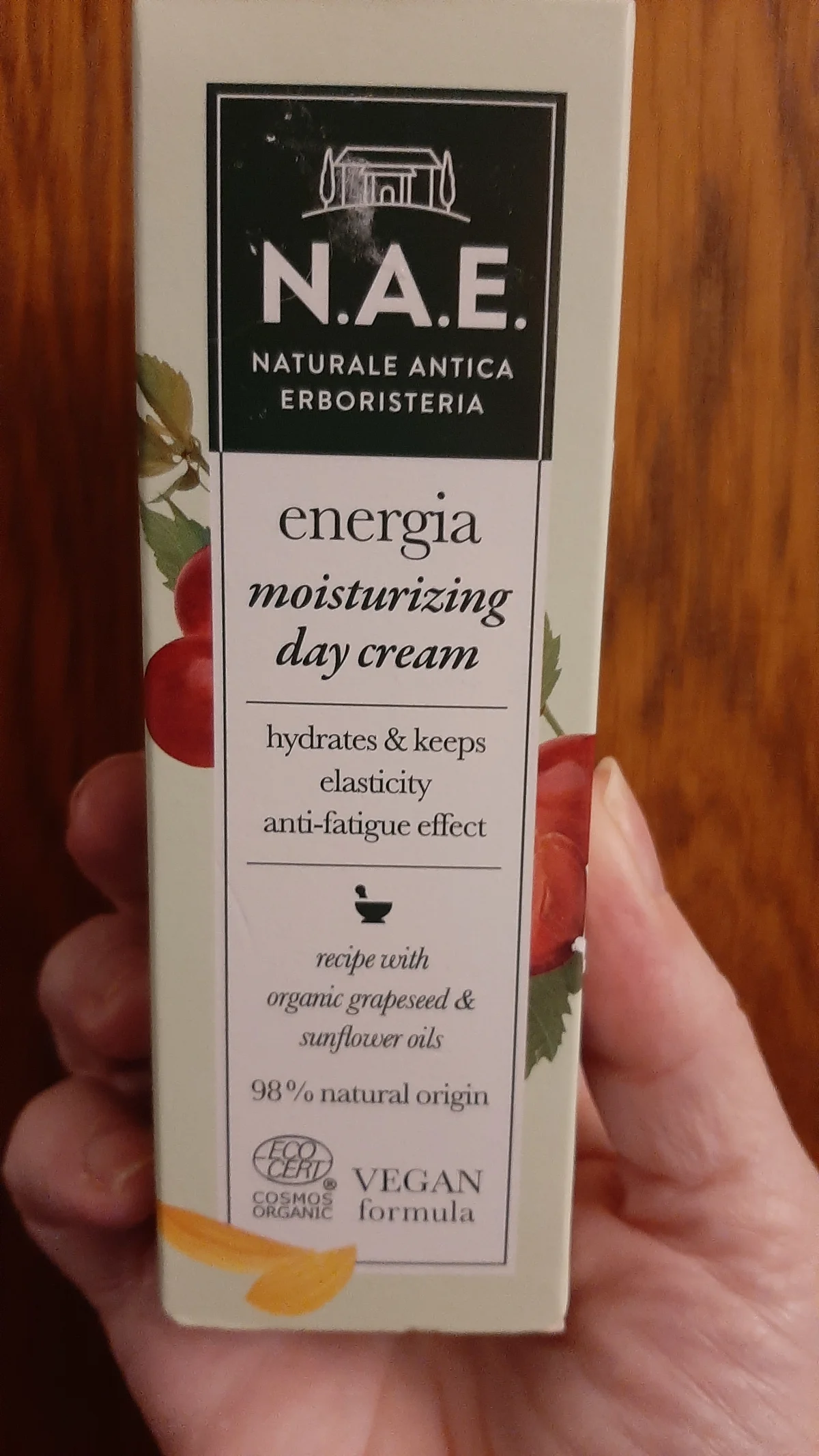 N.A.E. Energia Moisturizer Dagcrème Vegan 50ml - review image