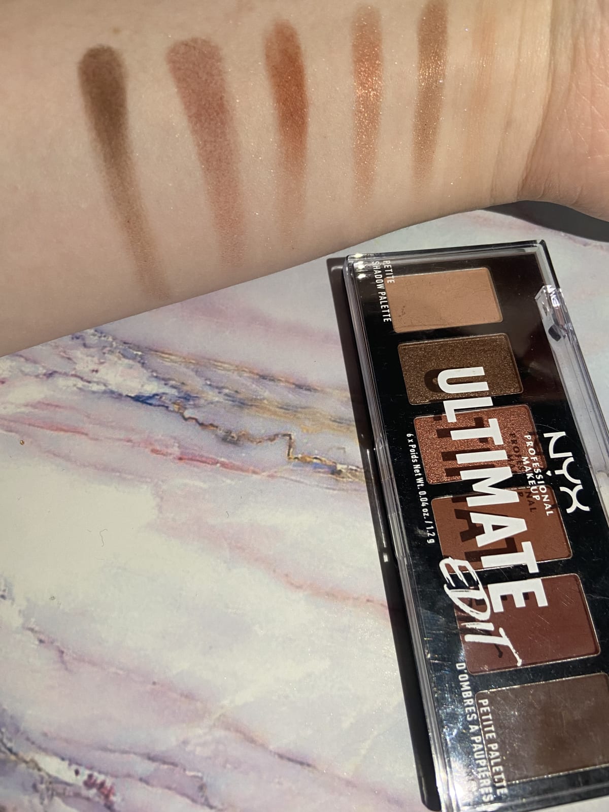 NYX Professional Makeup Warm Neutrals Ultimate Edit Oogschaduw 7.2 g - review image