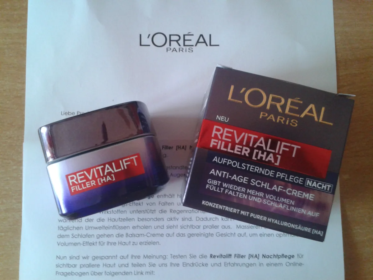 L’Oréal Paris Revitalift Filler Nachtcrème - 50 ml - Anti Rimpel - review image