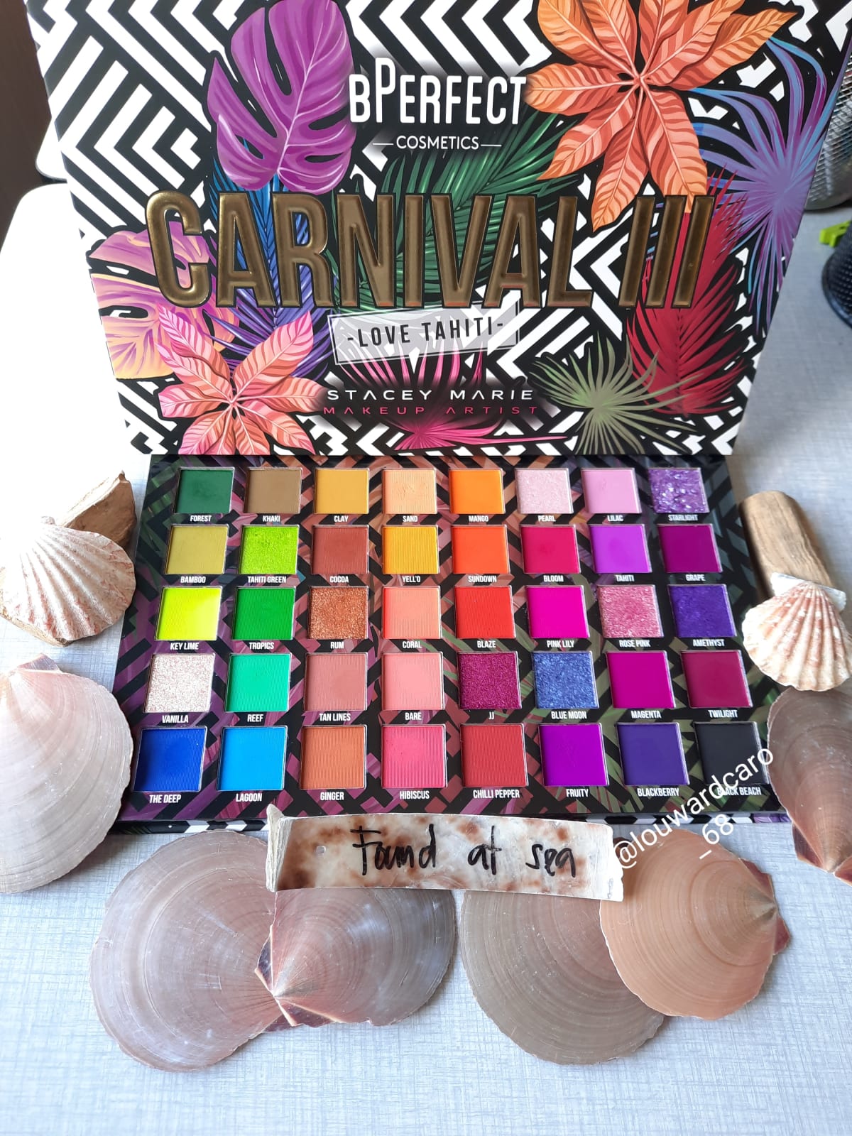 Carnival lll Love Tahiti Palette - review image