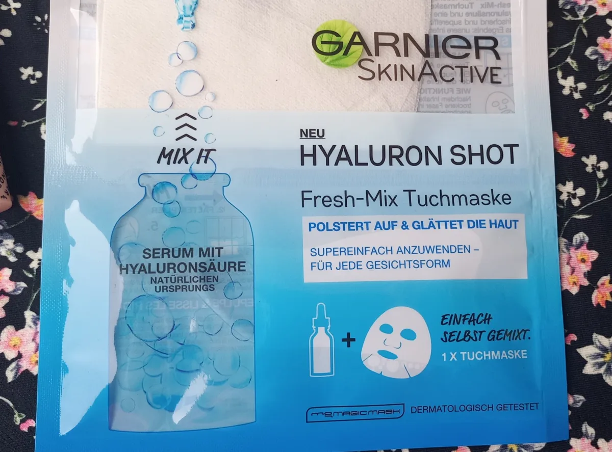 Garnier Fresh Mix Hyaluron Shot Tissue Masker 33g - review image