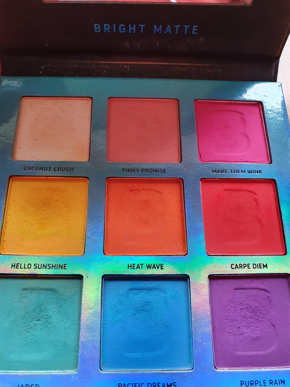 Bright Matte Palette - review image