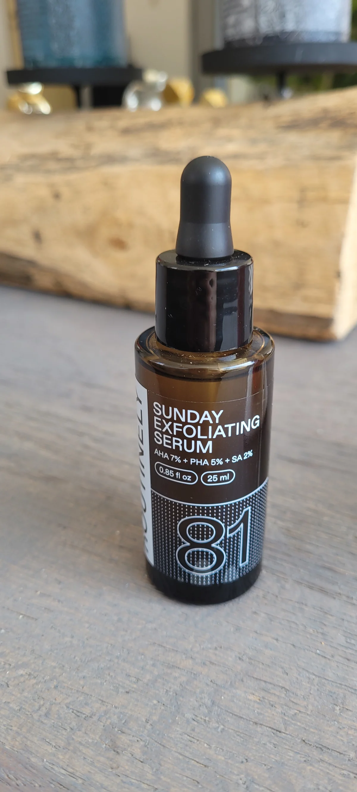 Sunday exfoliating serum - review image