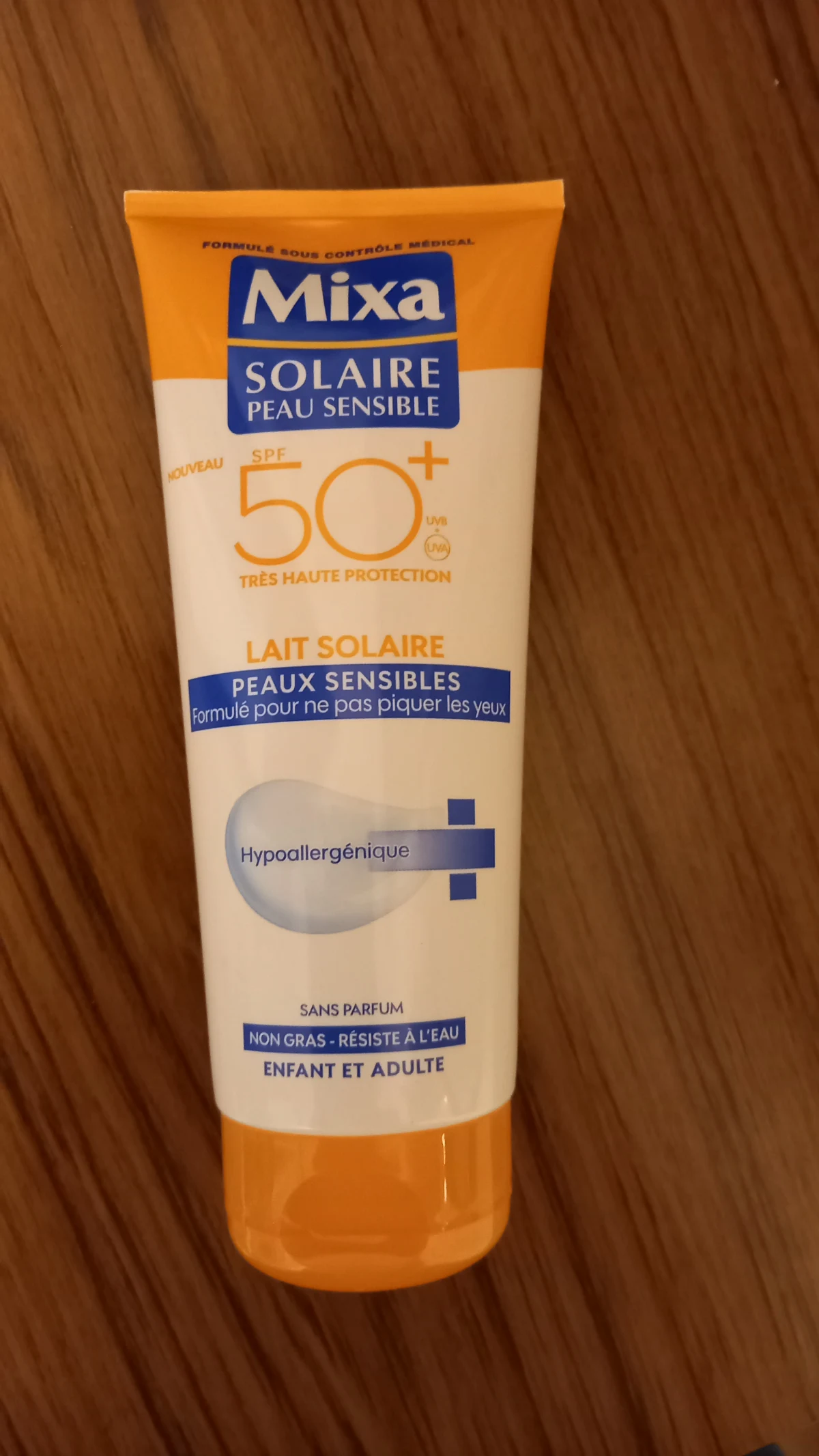 MIXA Sun Sensitive Skin Milk - SPF 50 - 200 ml - review image