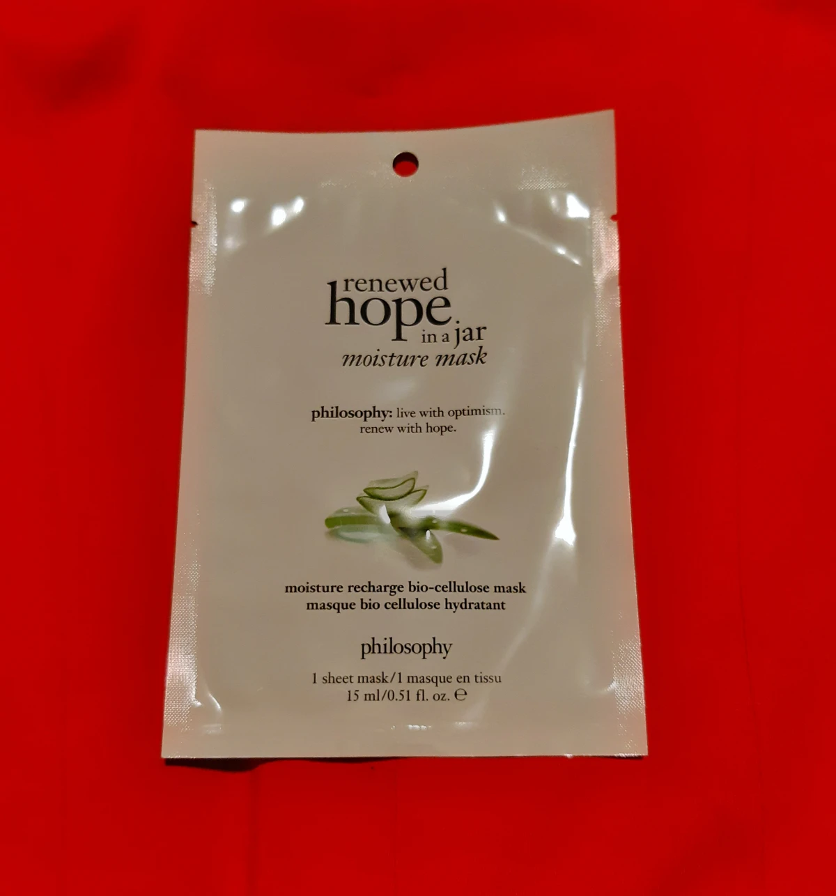 Philosophy Moisture Recharge Bio Cellulose Mask Philosophy - RENEWED HOPE Masker - review image