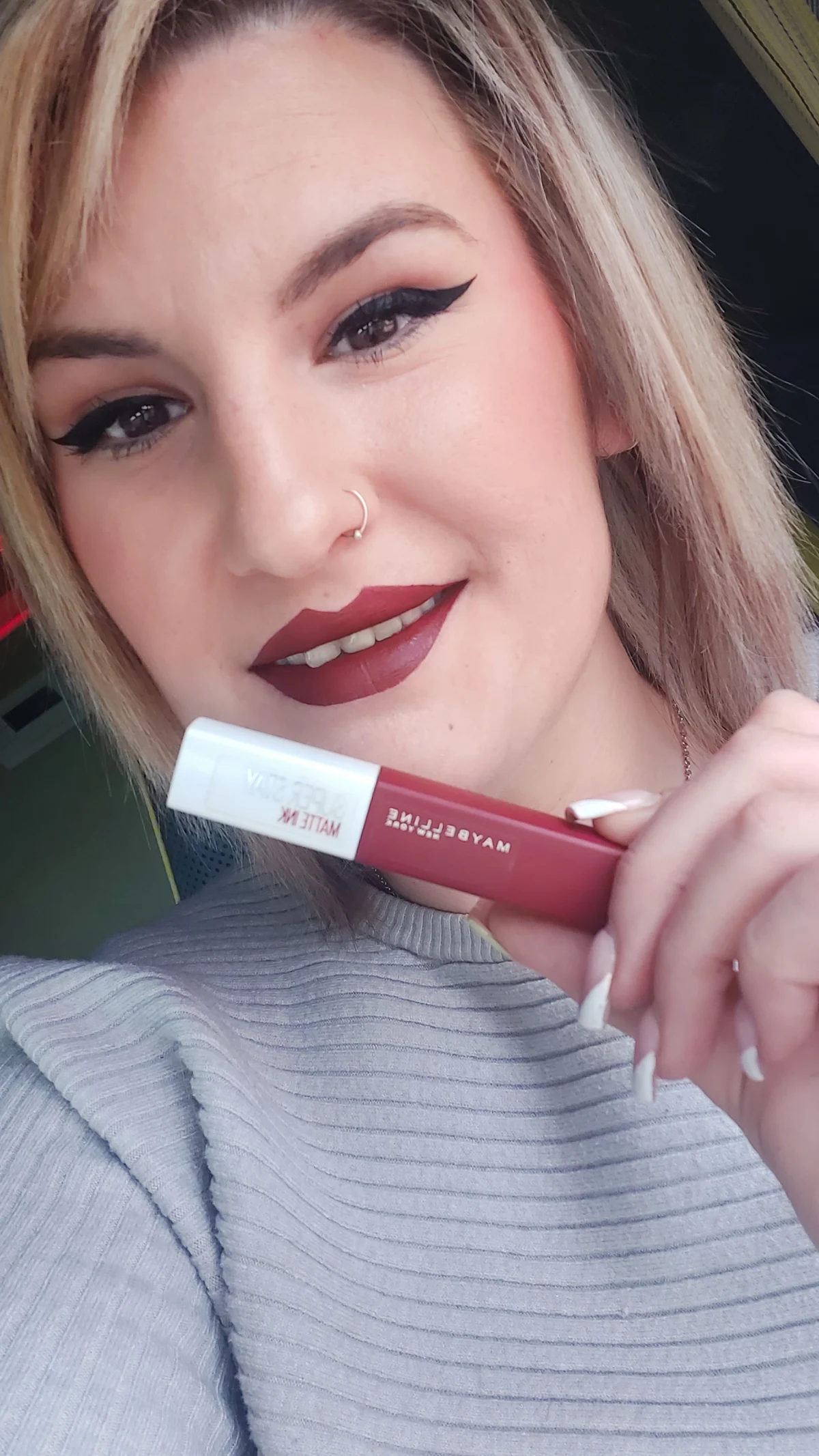 Lippenstift Superstay Ink Maybelline 40 Laugh Louder - review image