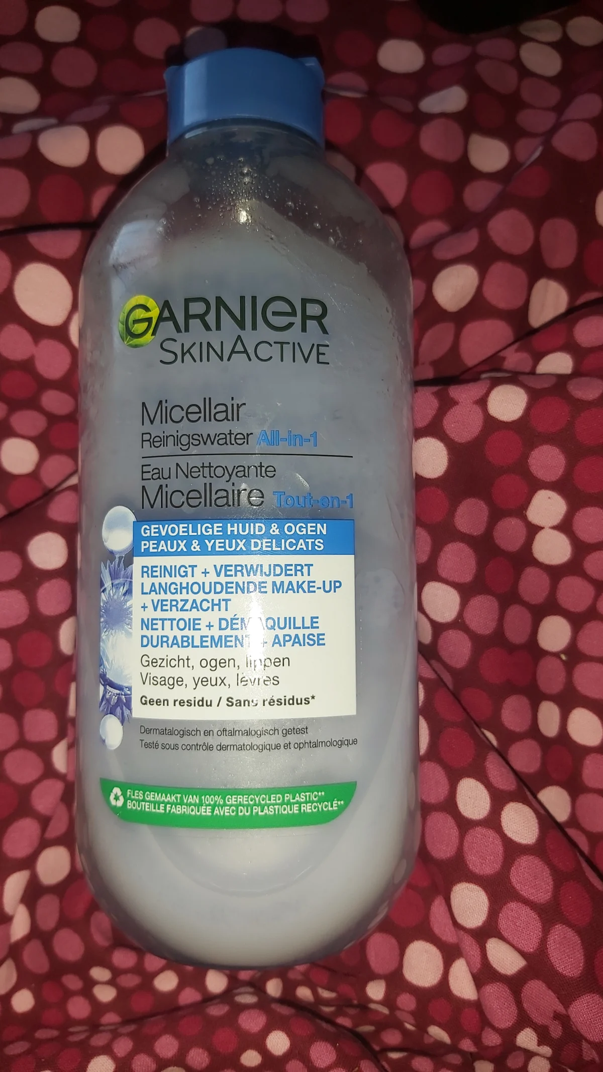 Garnier Skinactive Micellair Reinigingswater Delicate Huid en Ogen - 3 x 400 ml - Micellair Water Voordeelverpakking - review image