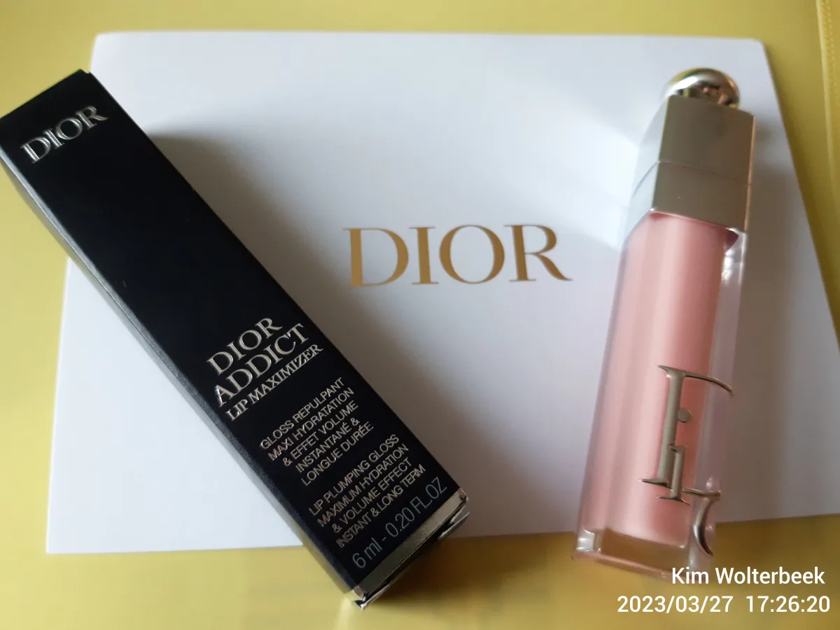 Dior Addict Lip Maximizer Lipgloss 001 Pink - Roze - Voor Volume - review image