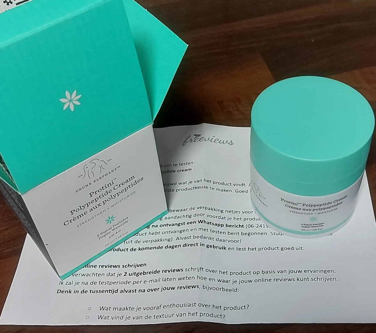 Protini Polypeptide Cream - review image