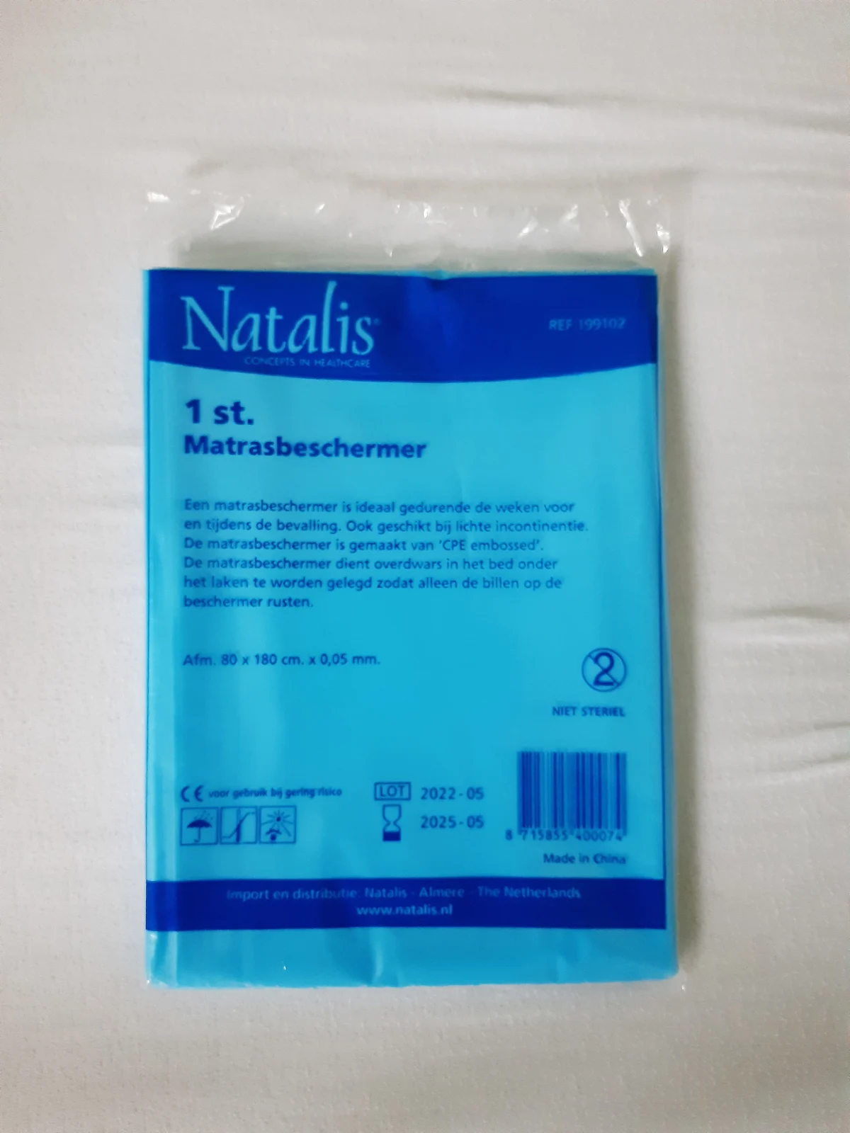 Natalis Matrasbeschermer 80X180 cm per stuk - review image