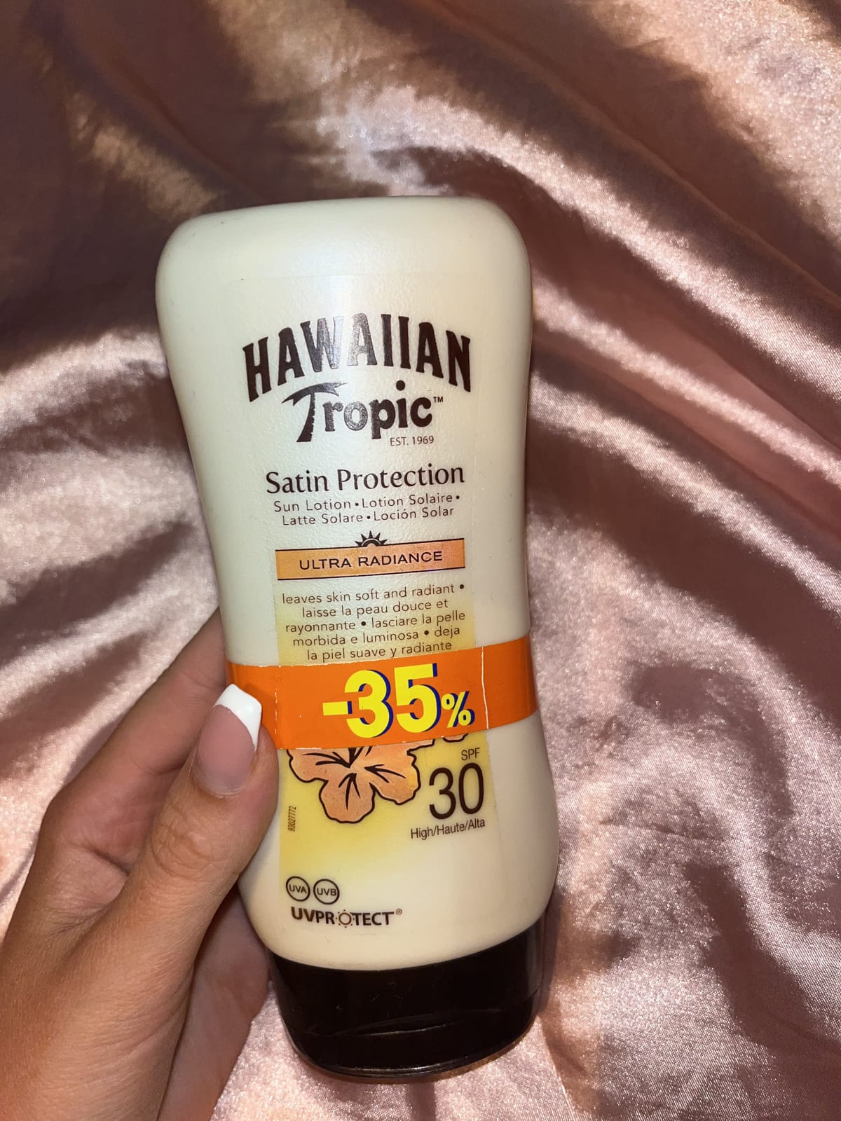 Zonnebrandcrème Silk Hidratation Hawaiian Tropic 30 (180 ml) - review image