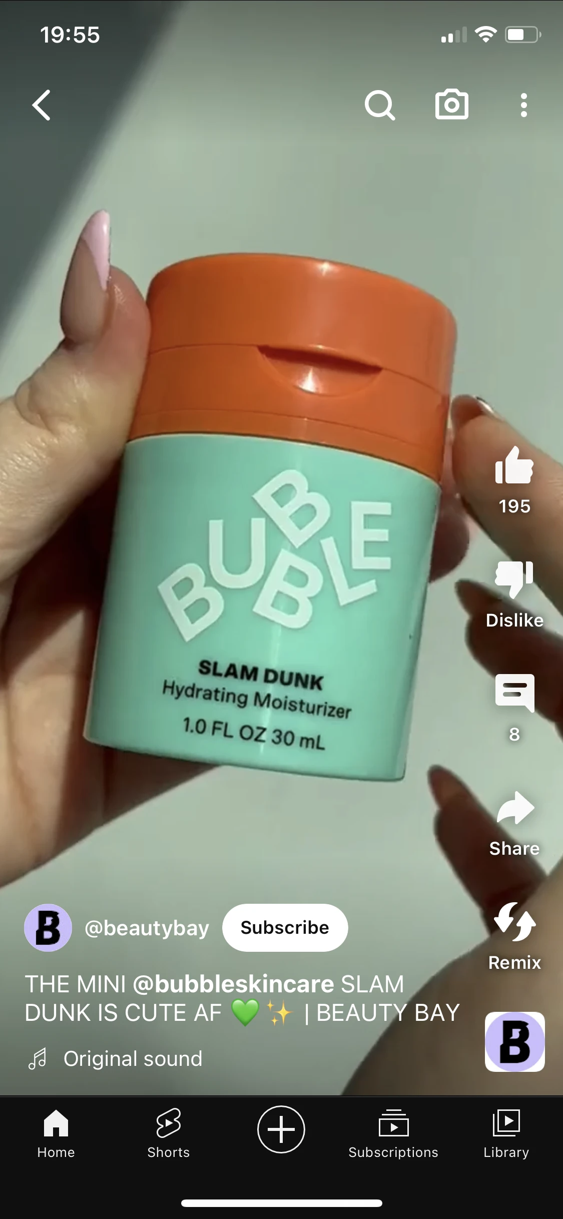 Slam Dunk Moisturizer Créme - before review image