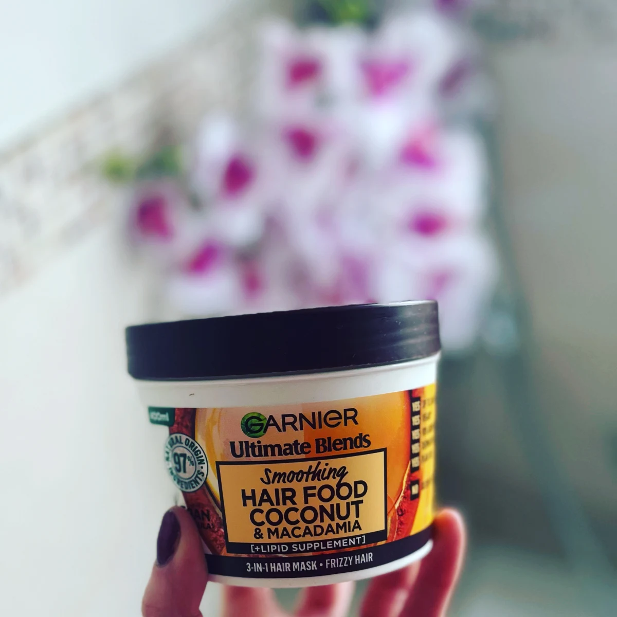 Garnier Fructis Hairfood Macadamia -Masker 390ML - review image