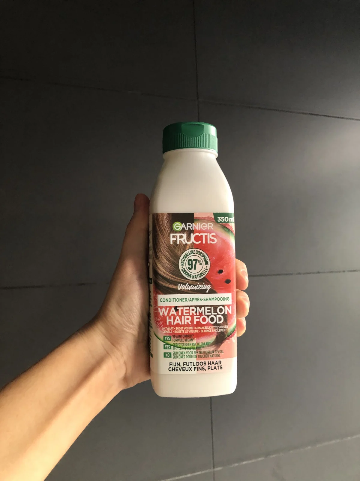 Revitaliserende Conditioner Garnier Fructis Hair Food Watermeloen 350 ml - review image