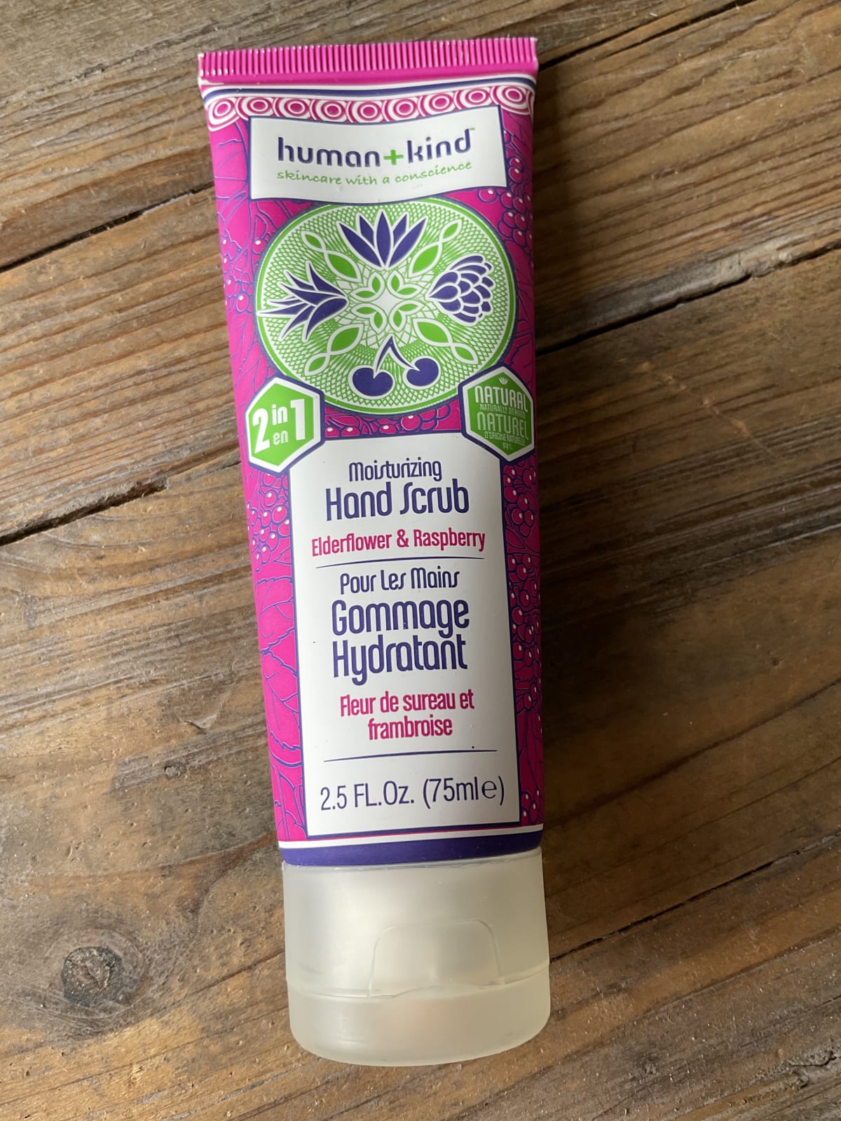 Human Kind Vegan Hand scrub Elderflower (75 ml) - review image