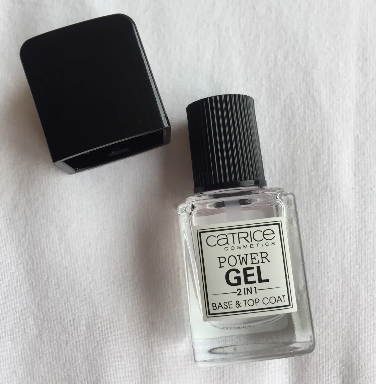 CATRICE Power 2in1 Base & Top nagel gel coat 10,5 ml Transparant - review image