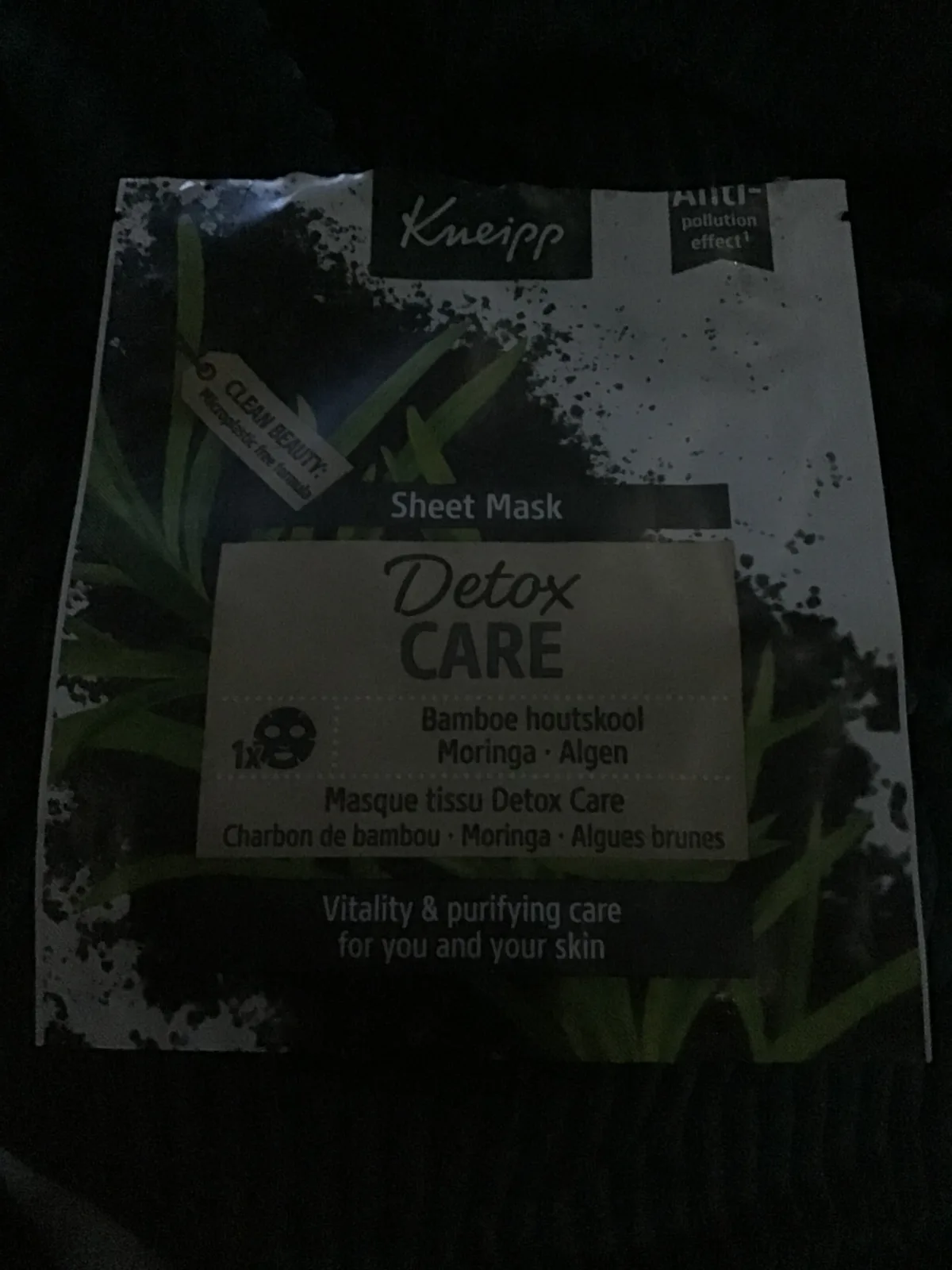 Kneipp Sheet Mask Gezichtsmasker Detox Care - review image