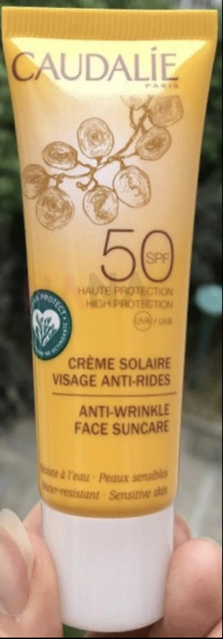 Crème Solaire Visage Anti Rides SPF50 - zonnebrand gezicht - review image