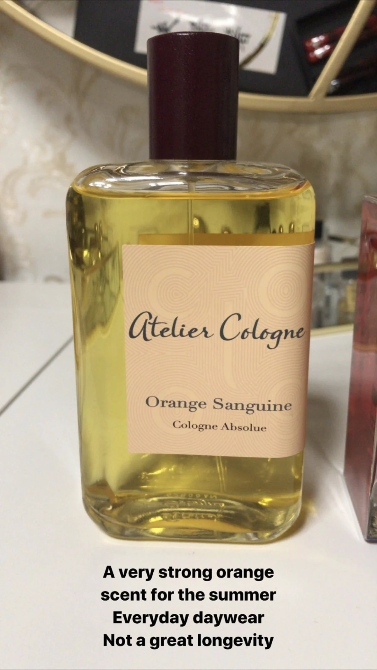 Atelier Cologne Orange Sanguine Cologne Absolue - review image