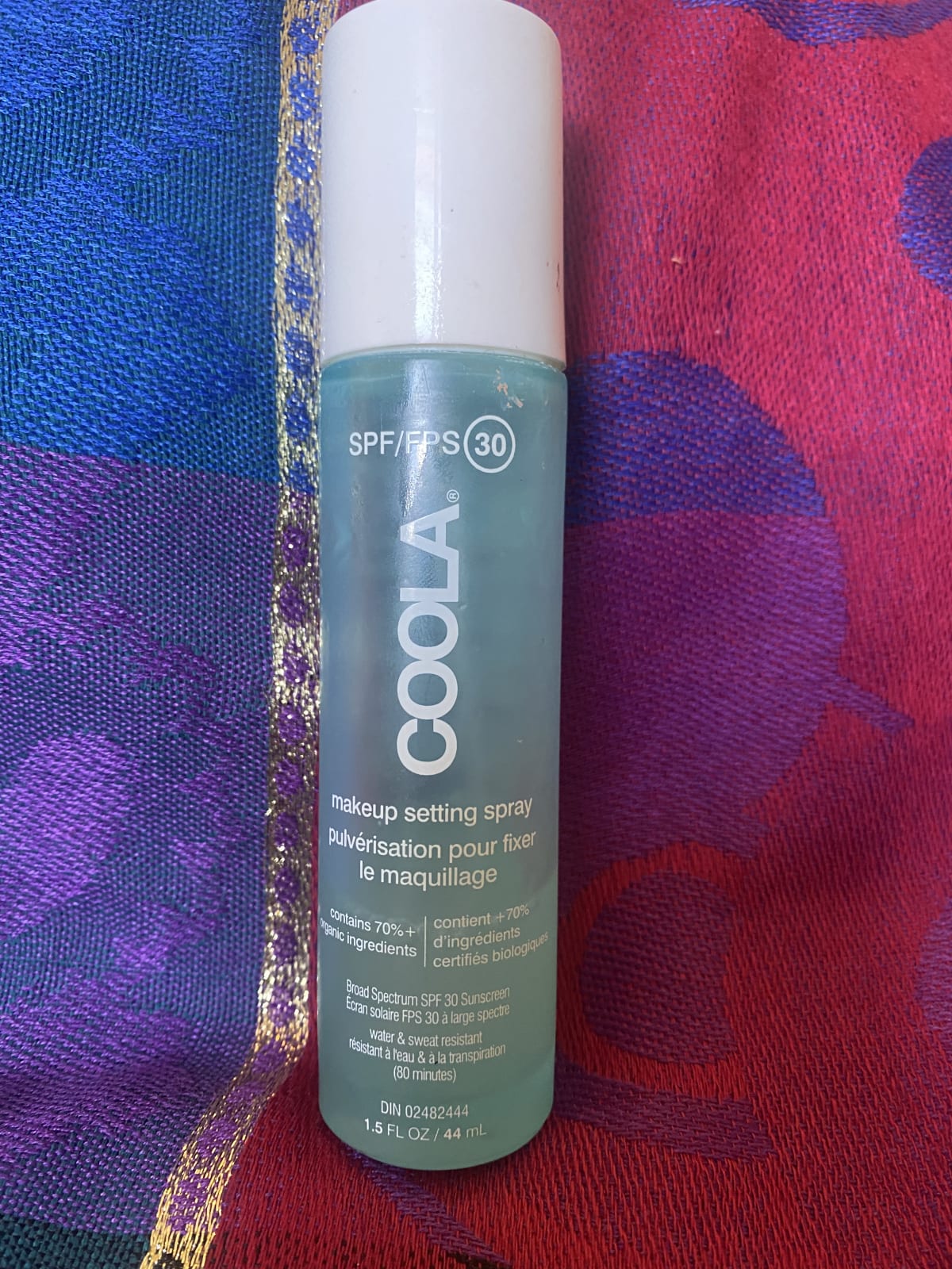 Makeup Setting Spray Organic Sunscreen SPF30 - zonnebrand face mist - review image