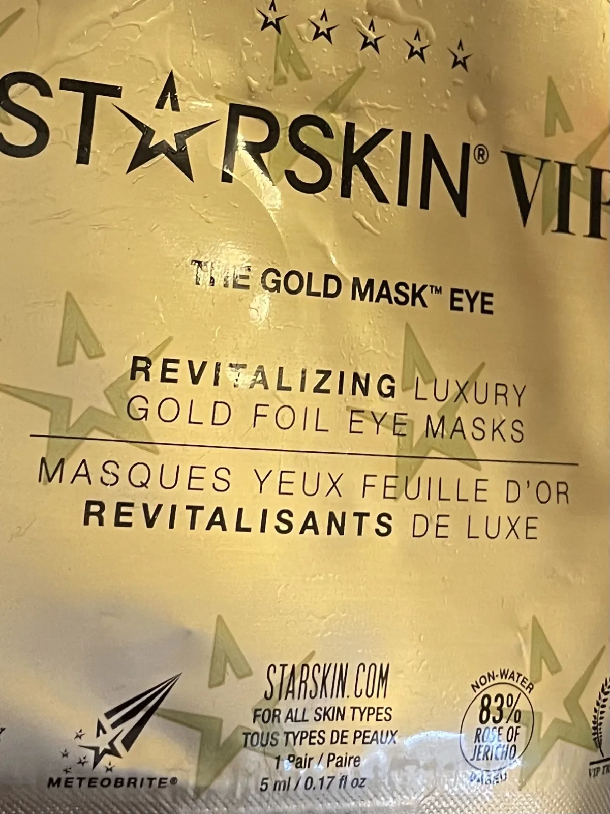 STARSKIN ® VIP The Gold Mask™ Eye 5-pack - review image