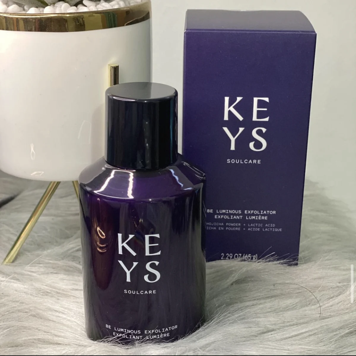 Keys Soulcare Be Luminous Exfoliator Gezichtsscrub 7.5 g - review image