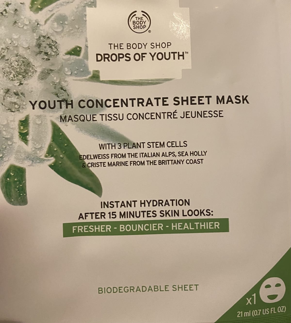 Drops of Youth Youth Concentrate Sheet Mask - review image