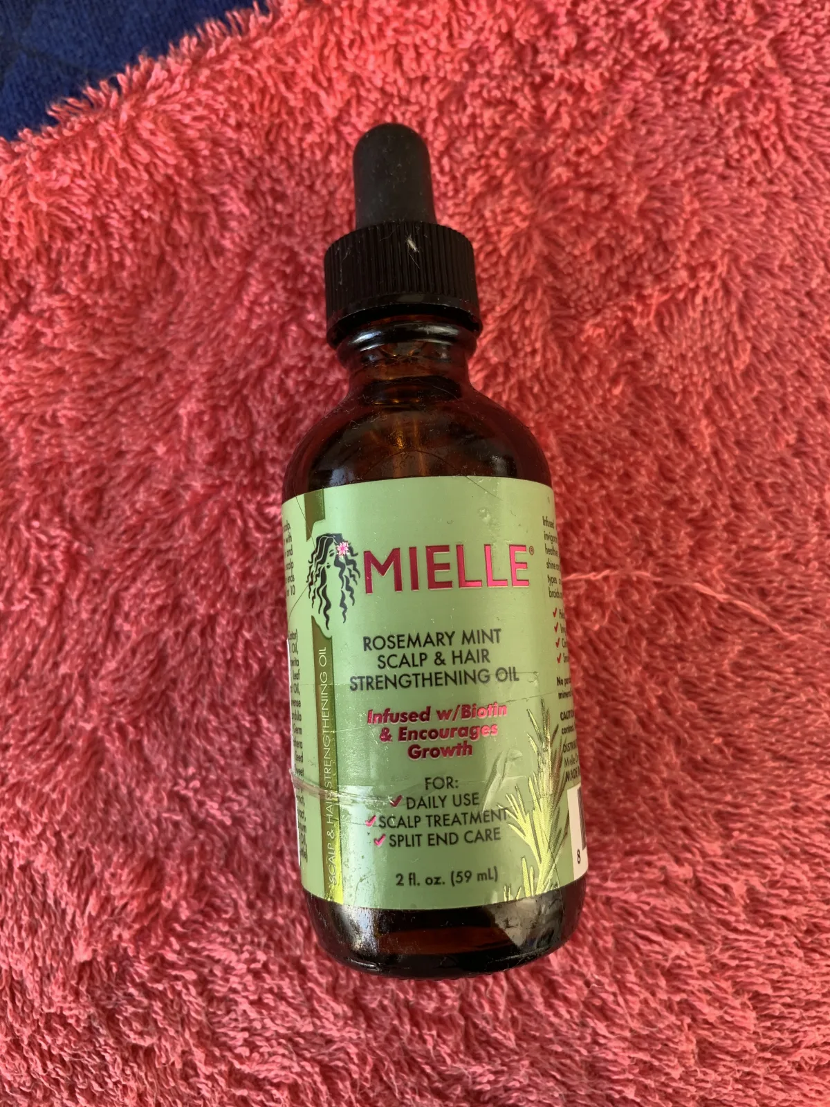 Mielle Organics Rosemary Mint Scalp & Hair Strengthening Oil - review image