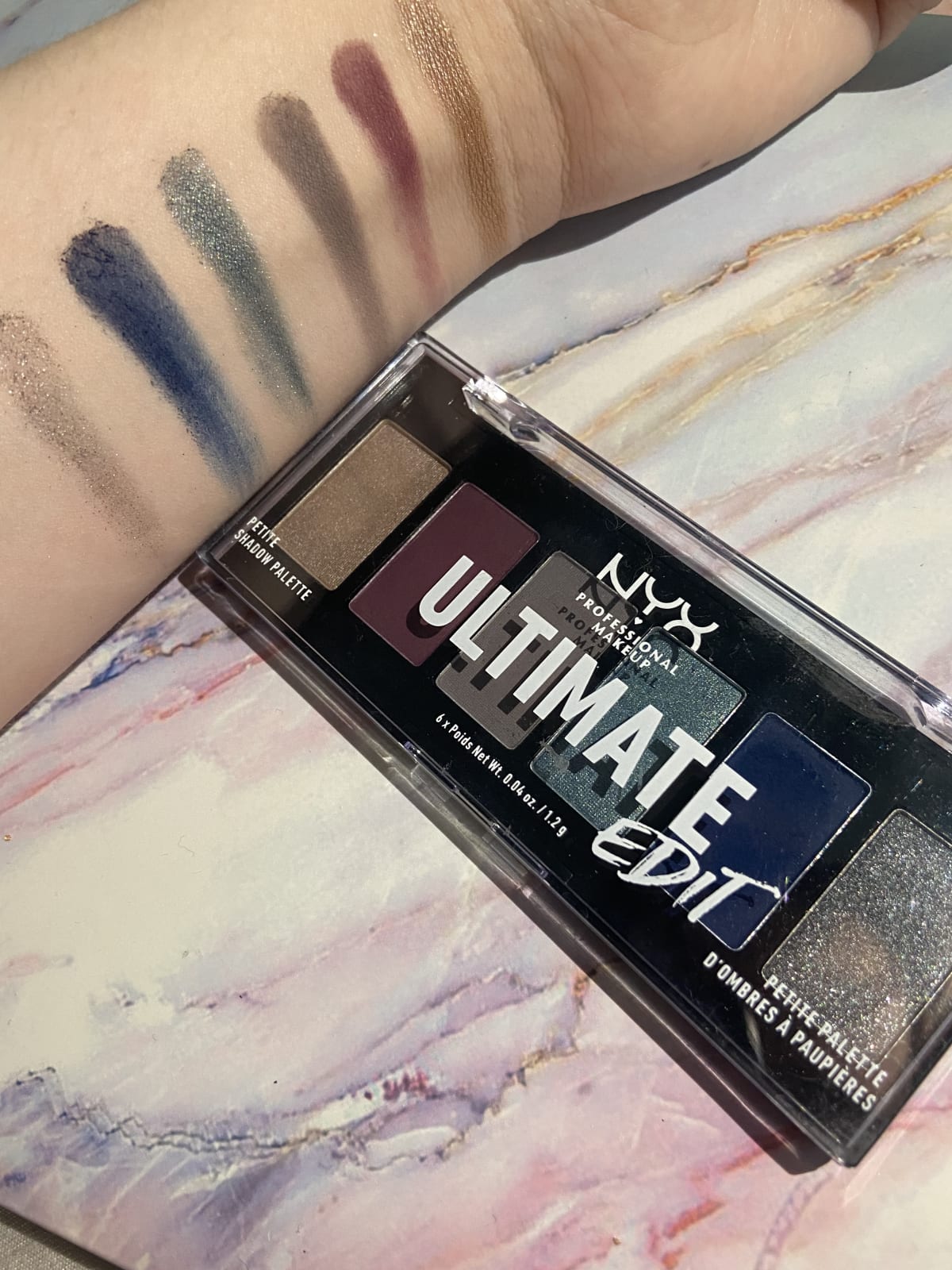 NYX Ultimate Edit Petite Shadow Palette oogschaduw Ash - review image