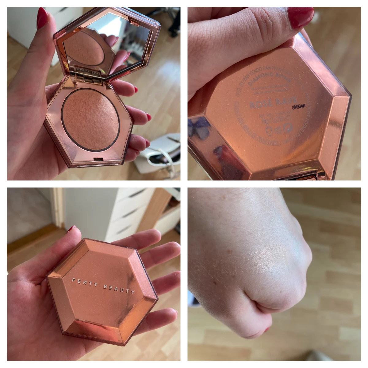 FENTY BEAUTY Diamond Bomb All-Over Diamond Veil Highlighter — Cognac Candy - review image