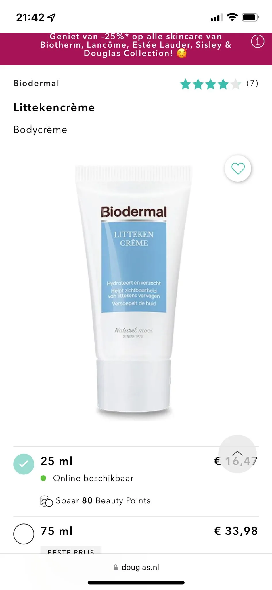 Biodermal Littekencrème - review image