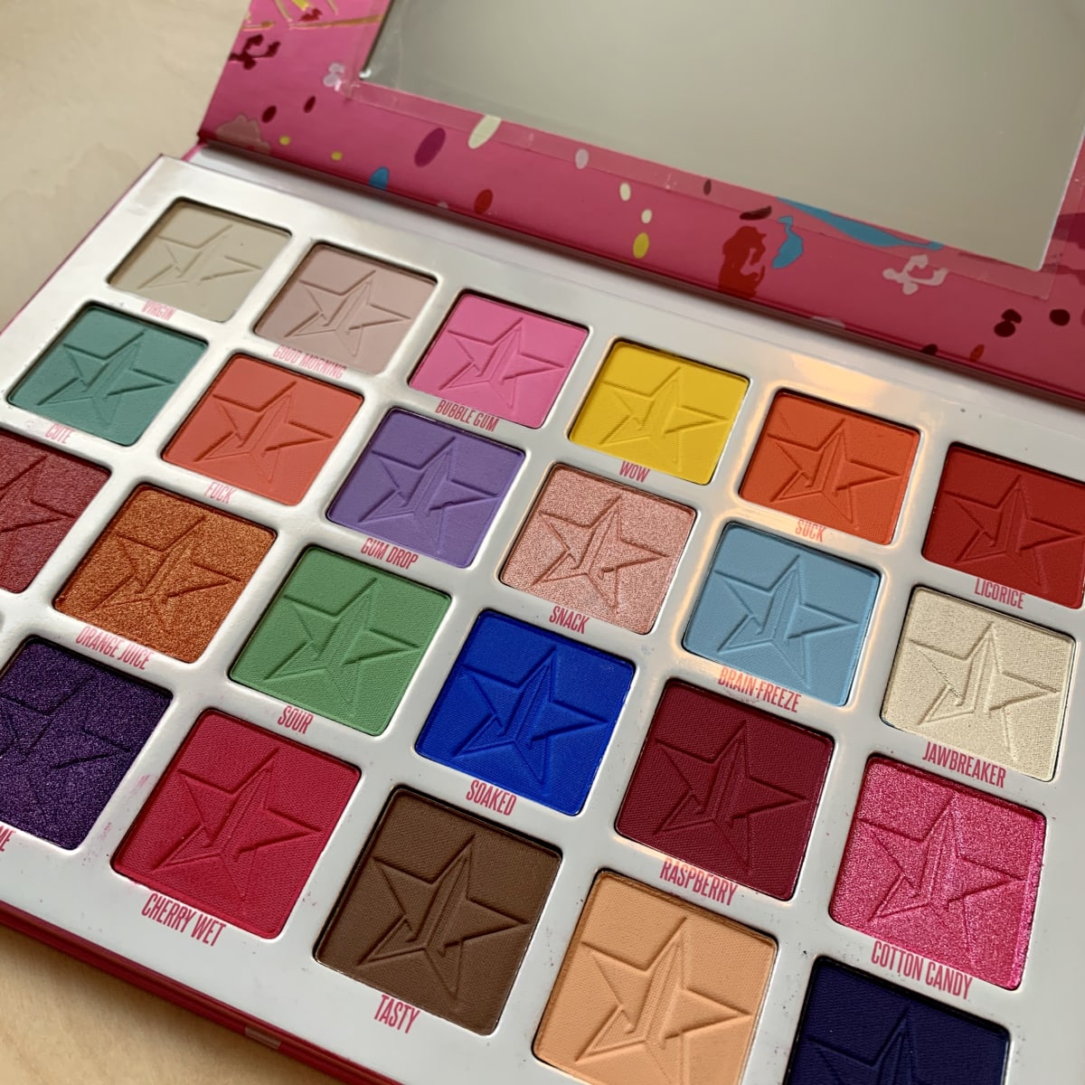 Jawbreaker palette - review image