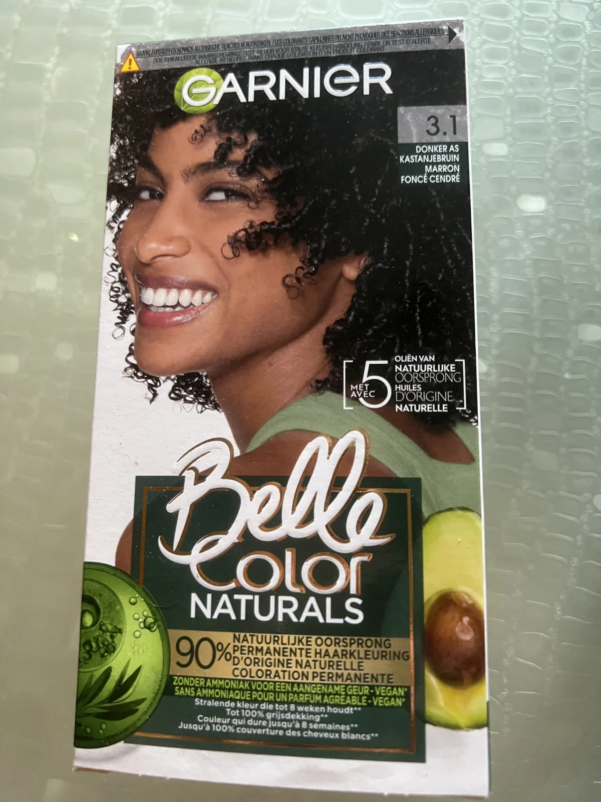 Belle Color Naturals 3.1 Donker As Kastanjebruin Voor Permanente Haarkleuring - review image