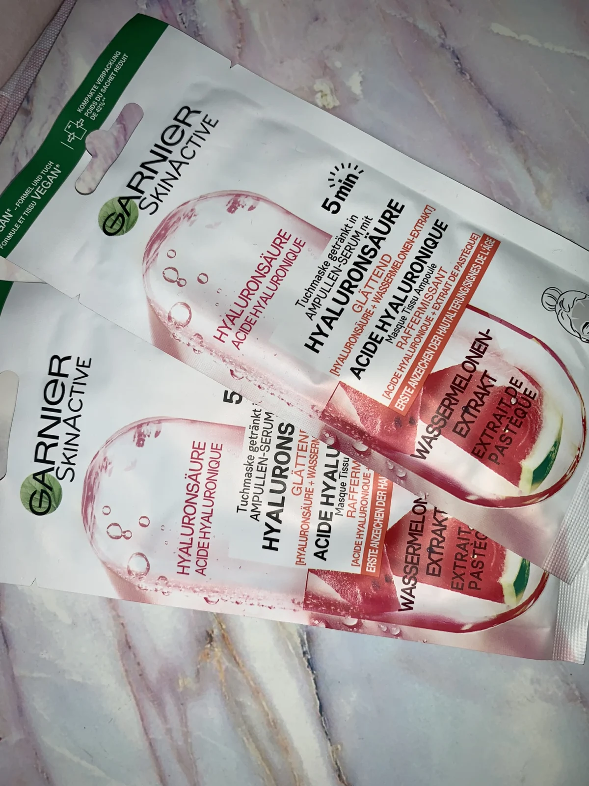 Garnier SkinActive Tissue Gezichtsmasker Watermeloen & Hyaluronzuur - 1 stuk - review image