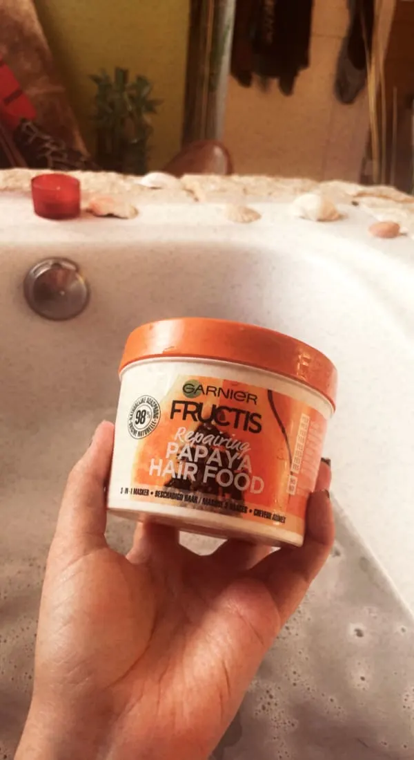 Garnier Fructis Hairfood Papaya- Masker 390ML - review image