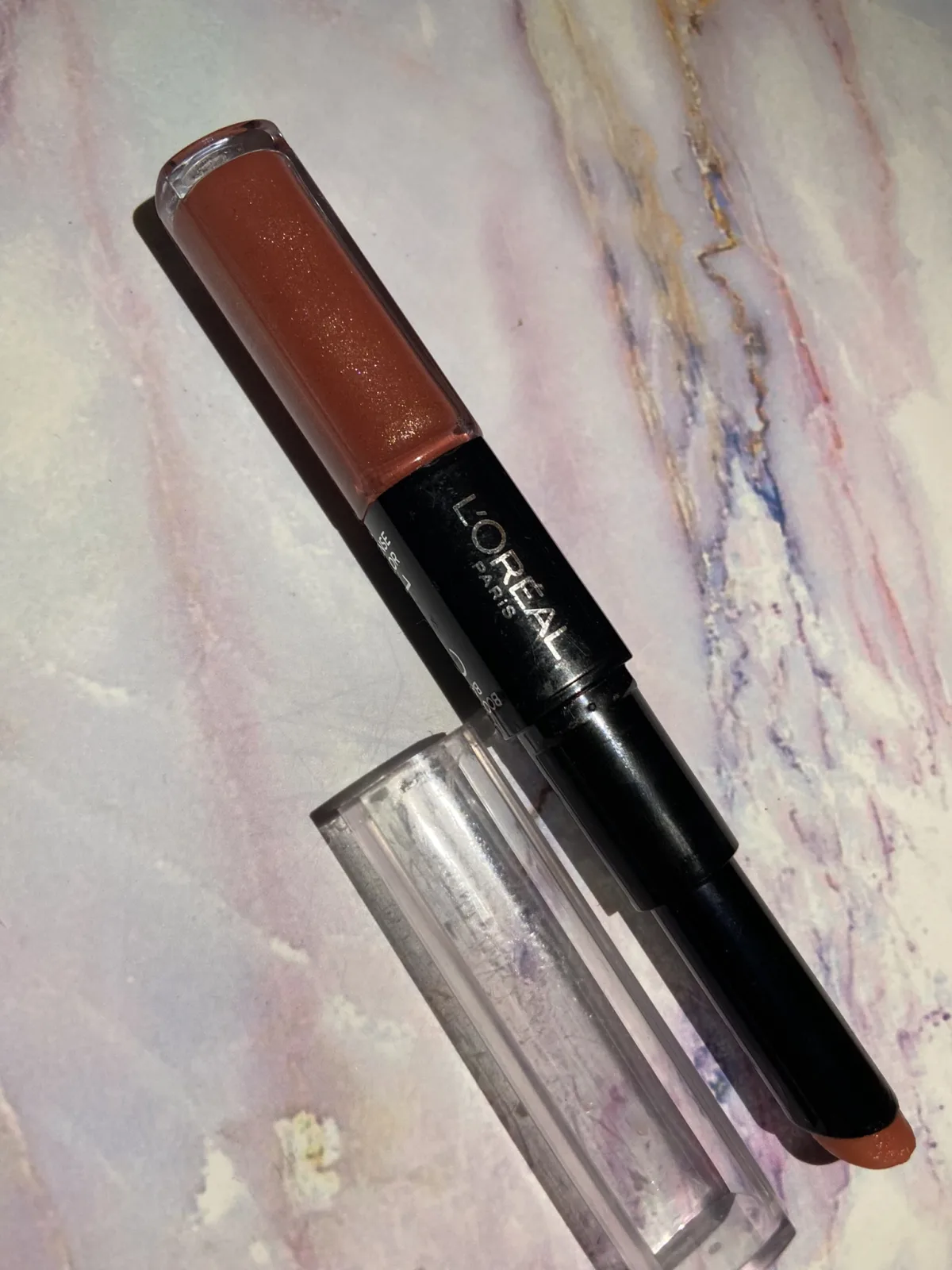 Vloeibare lippenstift L'Oreal Make Up Infaillible  24 uur Nº 502 Red to stay 5,7 g - review image