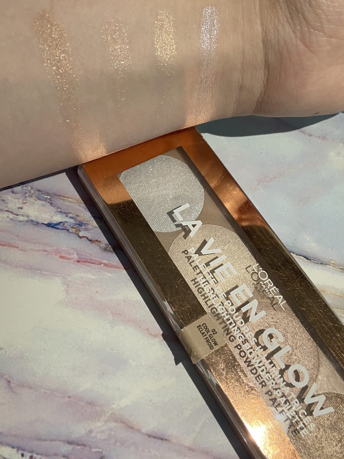 L'Oréal La Vie En Glow Highlighter Palette - 01 Cool Glow - review image