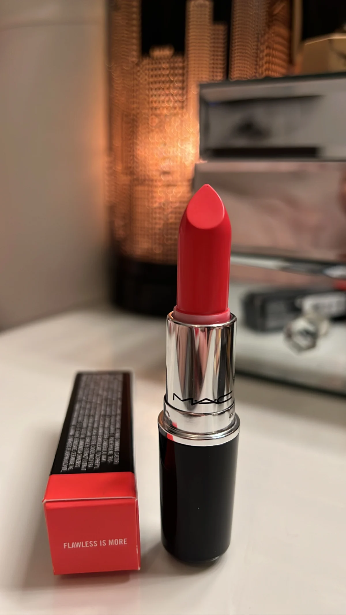 MAC Lustreglass Lipstick - review image