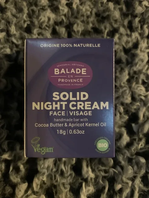 Balade en Provence Solid Night Cream - review image