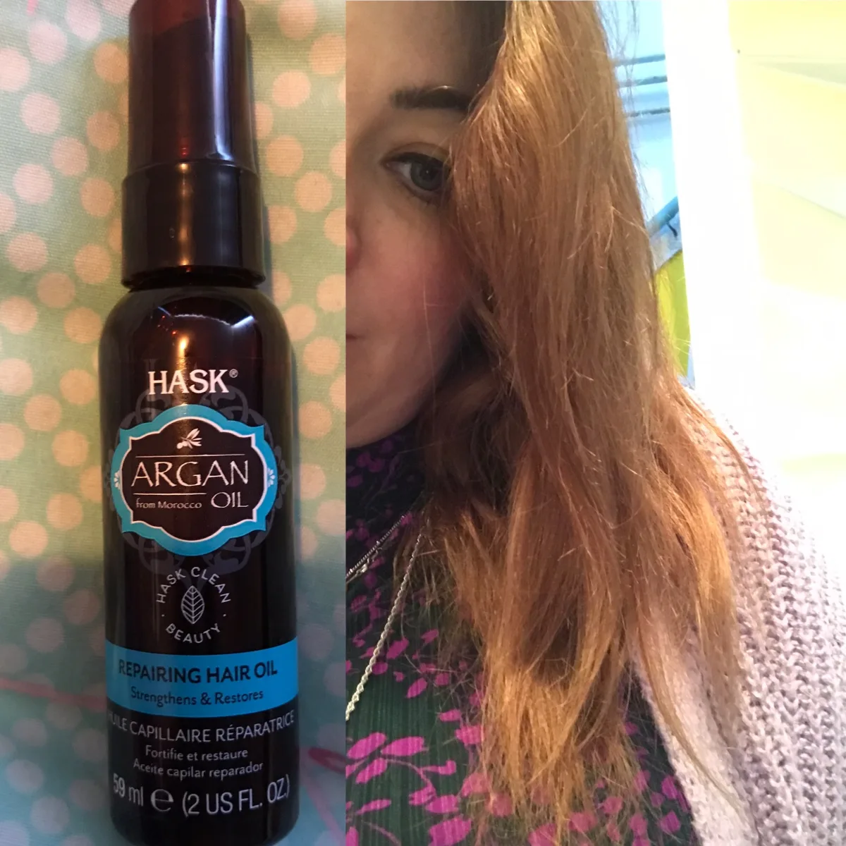 Argan Oil Repairing Shine Haarolie Pomp - review image