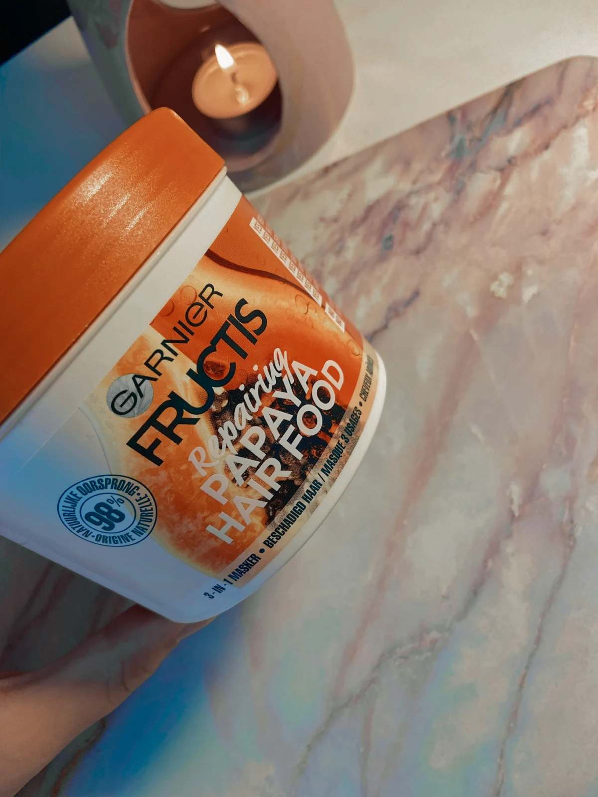 Garnier Fructis Hairfood Papaya- Masker 390ML - review image