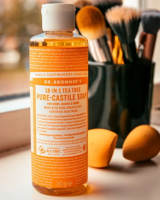 Dr Bronner's Organic Tea Tree Castile Liquid Soap - review image