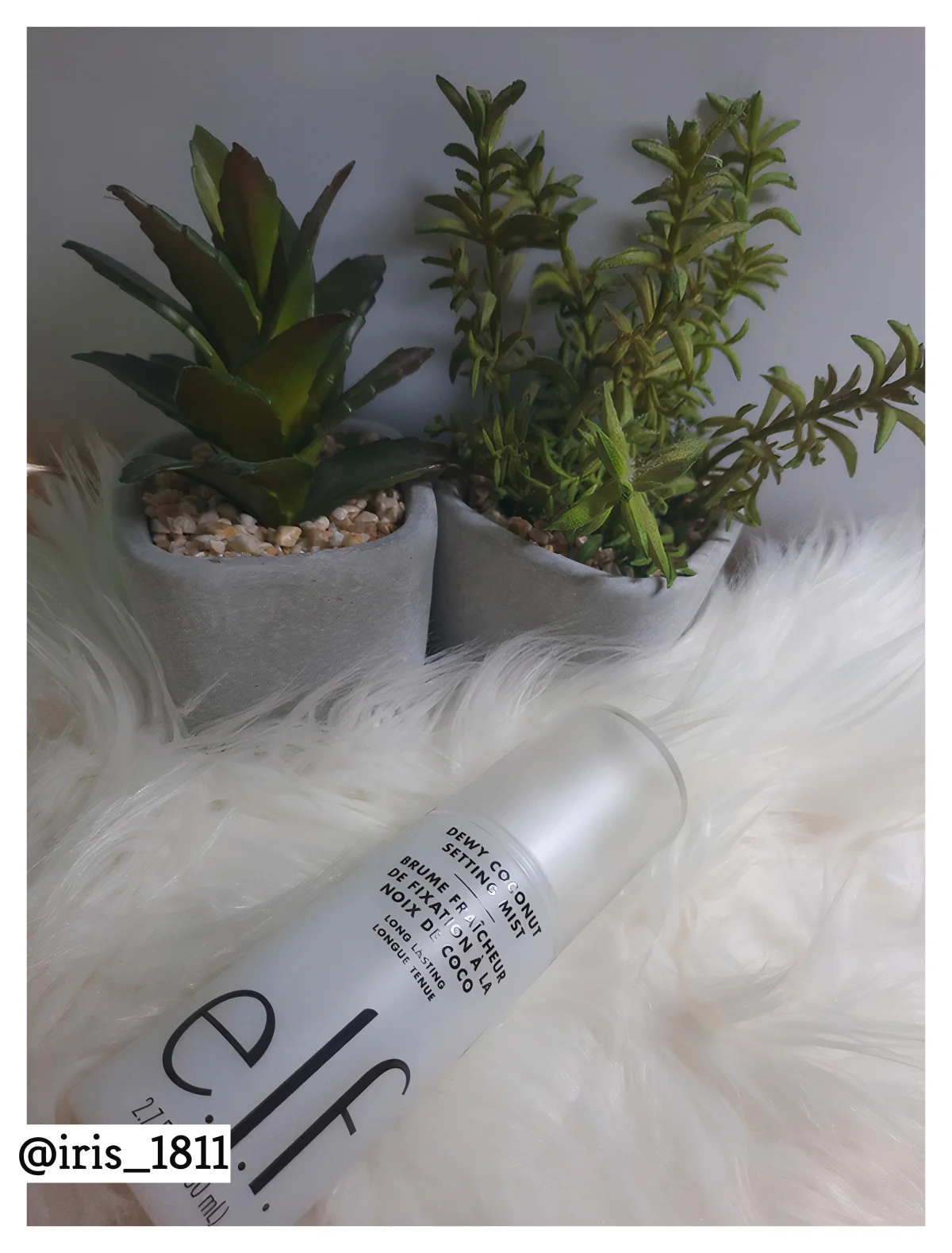 e.l.f. Cosmetics Dewy Coconut Setting Mist - review image